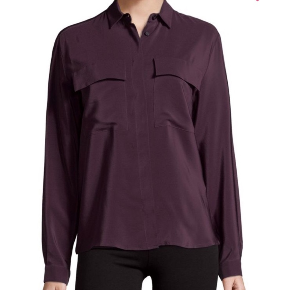 MSGM button down 100% silk shirt size38(US4/6) NWT